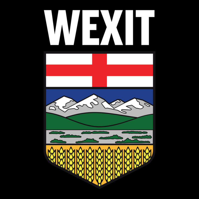 Wexit Alberta With Coat Of Arm Shield Canada Separation Movement Black Men's 3/4 Sleeve Pajama Set by cm-arts | Artistshot