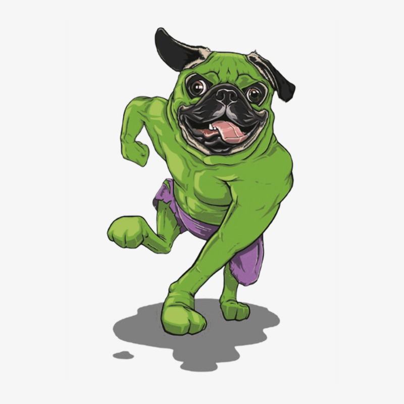 The Incredible Pug Ladies Fitted T-Shirt by cm-arts | Artistshot