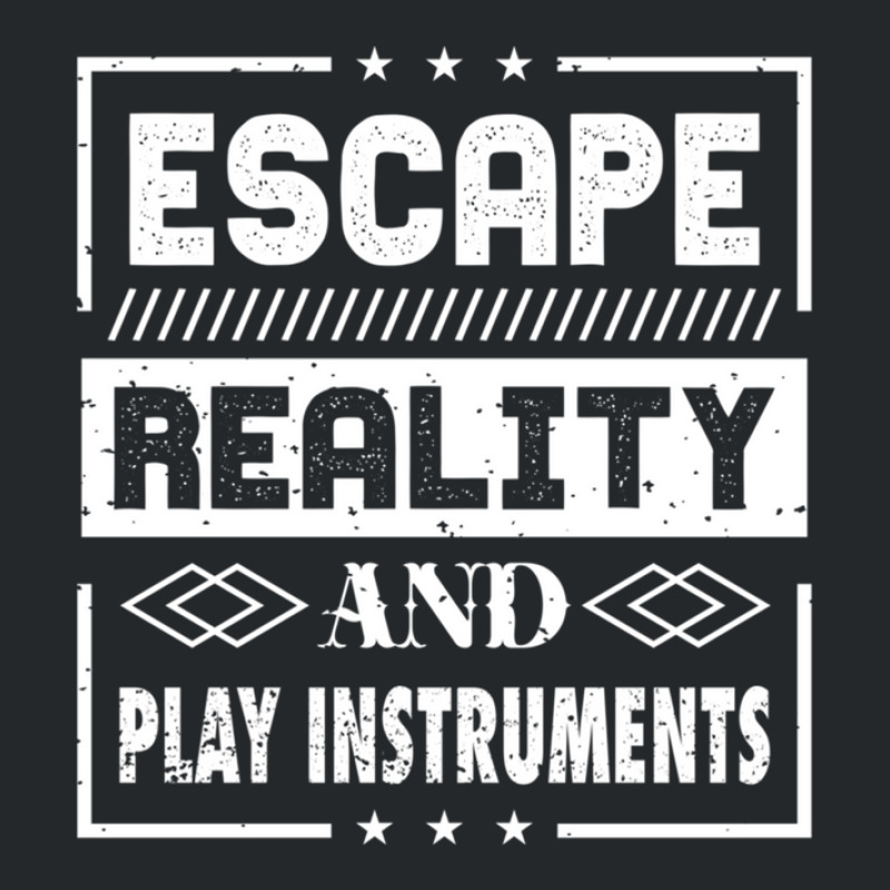 Escape Reality And Play Instruments Crewneck Sweatshirt by JAMESDSHARP | Artistshot