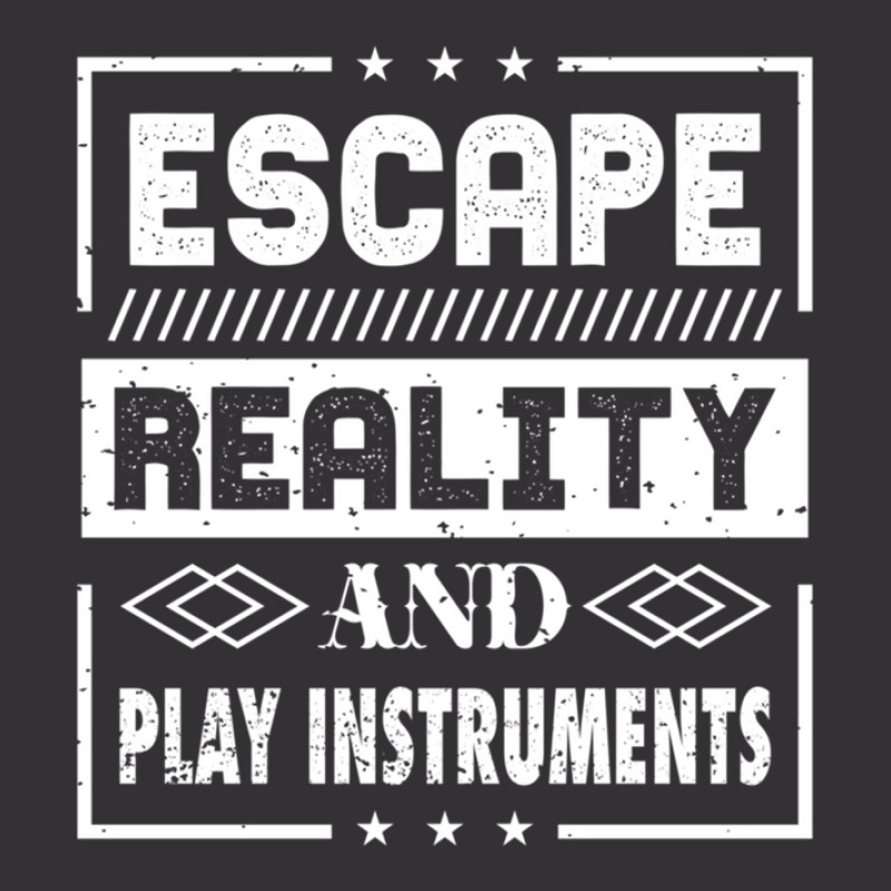 Escape Reality And Play Instruments Vintage Hoodie by JAMESDSHARP | Artistshot