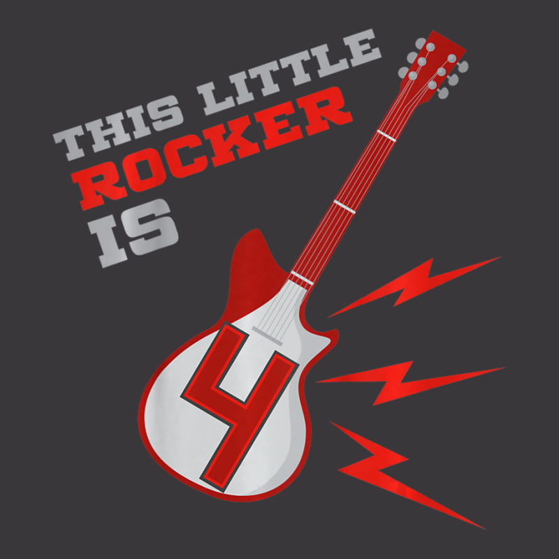 Kids 4th Birthday Girls Guitar Rock Music 4 Year Old Ladies Curvy T-Shirt by cm-arts | Artistshot