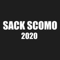 Sack Scomo Scomo Needs To Go -scottyfrommarketing White Text Classic T-shirt | Artistshot