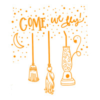 Come We Fly Witch Mop Broom Vacuum Flying Halloween Night T Shirt Youth Tee | Artistshot