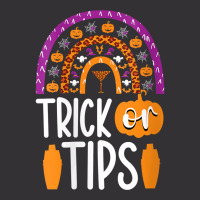 Womens Trick Or Tips Bartender Halloween Bartending Mixologist V Neck Vintage Hoodie | Artistshot