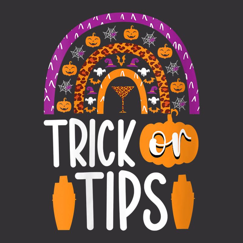 Womens Trick Or Tips Bartender Halloween Bartending Mixologist V Neck Vintage Hoodie by cm-arts | Artistshot