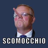 Scott Morrison Scomocchio Funny Trending Politician Face Men Denim Jacket | Artistshot