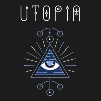 Womens Todd Rundgren's Utopia Eye Tee Officially Licensed V Neck T Shi Hoodie & Jogger Set | Artistshot