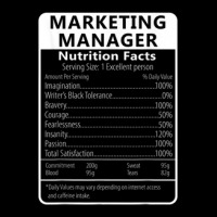 Marketing Manager Nutrition Facts Sarcastic Adjustable Cap | Artistshot