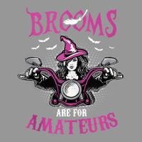 Brooms Are For Amateurs Biker   Funny Halloween Costume Tank Top Women's V-neck T-shirt | Artistshot