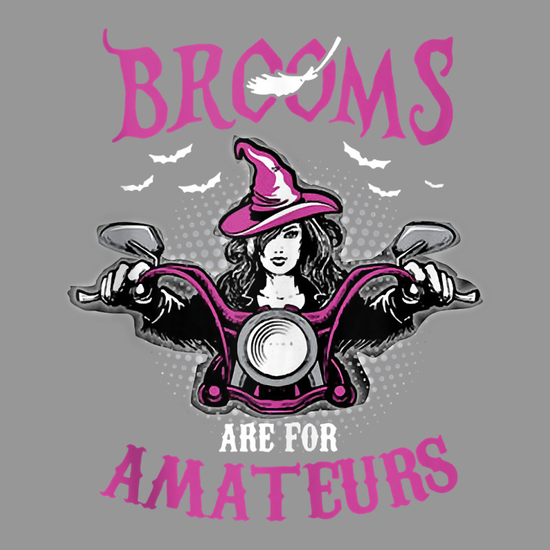 Brooms Are For Amateurs Biker   Funny Halloween Costume Tank Top Women's V-Neck T-Shirt by cm-arts | Artistshot