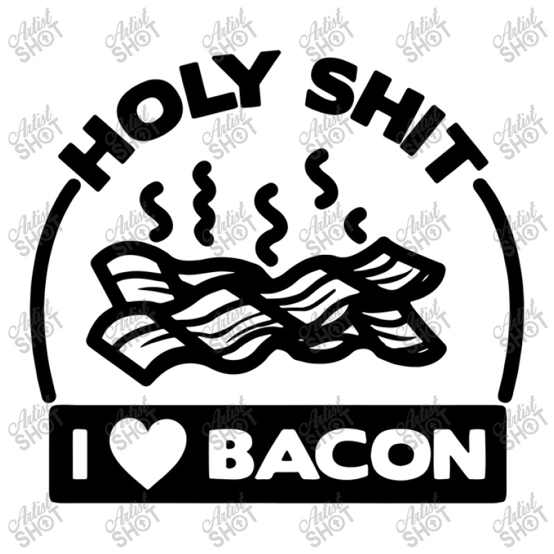 Holy Shit I Love Bacon Funny Men's T-shirt Pajama Set | Artistshot