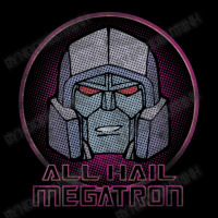 Transformers All Hail Megatron Portrait V-neck Men's Long Sleeve Pajama Set | Artistshot