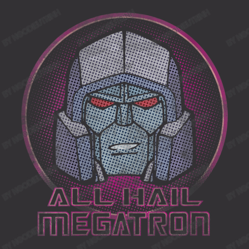 Transformers All Hail Megatron Portrait V-neck Vintage Hoodie And Short Set | Artistshot