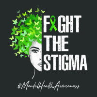 Fight The Stigma Mental Health Awareness Gif Women's Triblend Scoop T-shirt | Artistshot