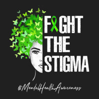 Fight The Stigma Mental Health Awareness Gif Ladies Polo Shirt | Artistshot