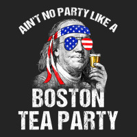 Aint No Party Like A Boston Tea Party Funny Ben Franklin 3/4 Sleeve Shirt | Artistshot