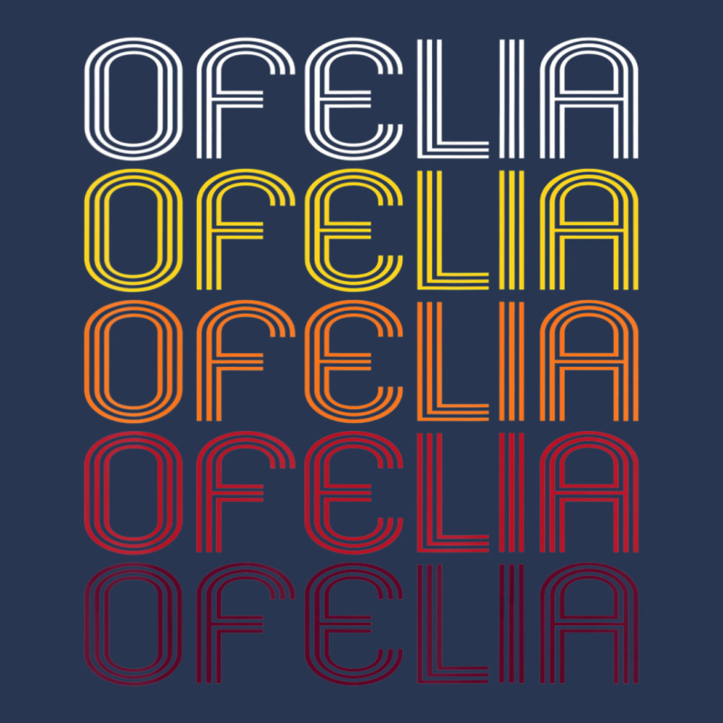 Ofelia Retro Wordmark Pattern Vintage Style Men Denim Jacket | Artistshot