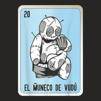 El Muneco De Vudu Mexican Slang Lottery Bingo Cards T Shirt Ladies Fitted T-shirt | Artistshot