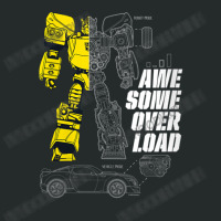 Transformers Bumblebee Awesome Overload Split V-neck Women's Triblend Scoop T-shirt | Artistshot