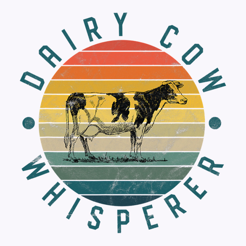 Cow Whisperer Funny Vintage Sunset Retro Style Dairy Farm 8 Cattle Tank Top | Artistshot