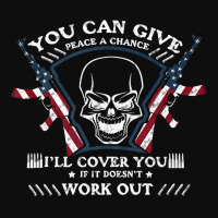 You Can Give Peace A Chance Ill Cover You If Doesnt Work Out Crop Top | Artistshot