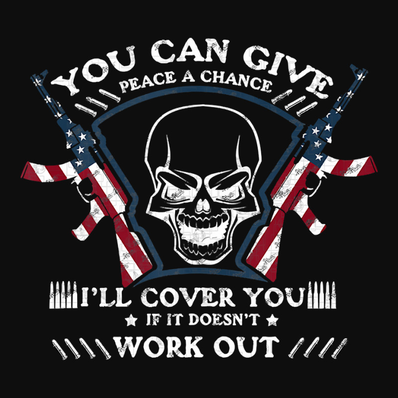 You Can Give Peace A Chance Ill Cover You If Doesnt Work Out Crop Top by cm-arts | Artistshot