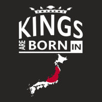 Kings Are Born In Japan Japanese Man Birthday Ladies Fitted T-shirt | Artistshot