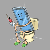 Funny Using Smart Phone On The Toilet Cell Mobile Phone T Shirt Toddler Sweatshirt | Artistshot