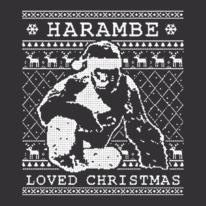 Harambe Loved Christmas [tb] Vintage Hoodie | Artistshot