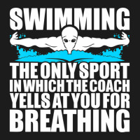 Swimming The Only Sport In Which Coach Yell Breathing Hoodie & Jogger Set | Artistshot