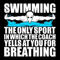 Swimming The Only Sport In Which Coach Yell Breathing Legging | Artistshot