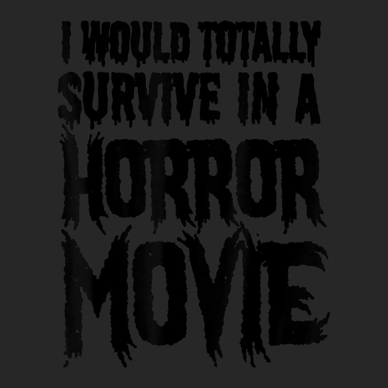 I Would Totally Survive In A Horror Movie Men's T-shirt Pajama Set by cm-arts | Artistshot