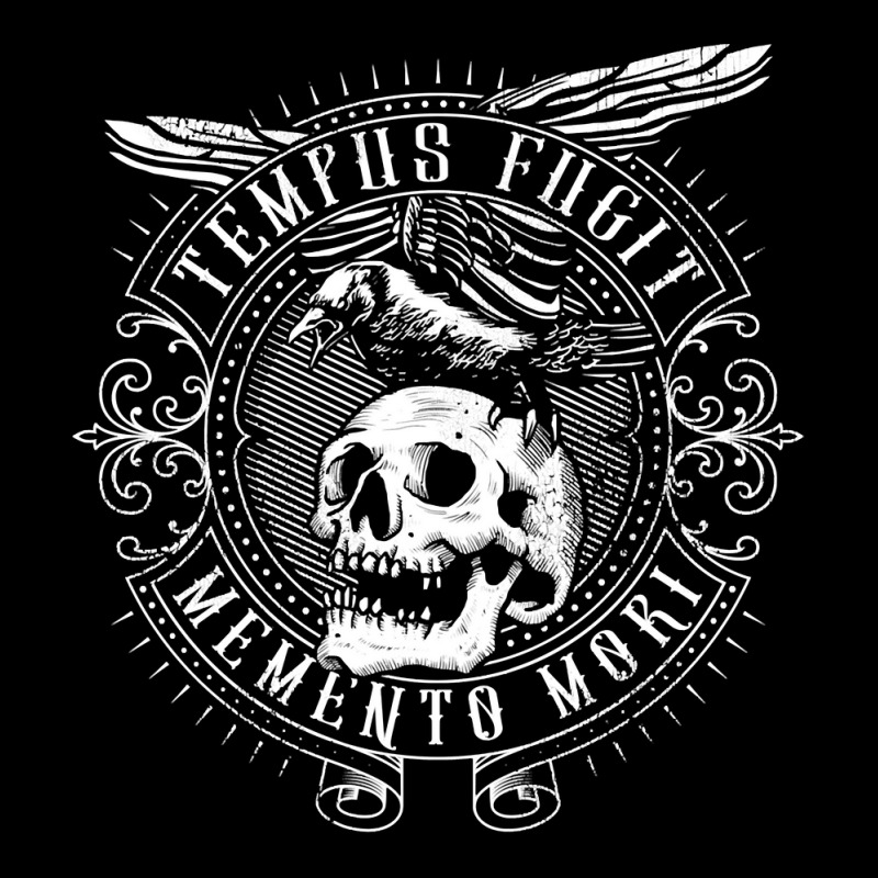 Tempus Fugit Memento Mori Latin Phrase Long Sleeve T Shirt Youth Jogger | Artistshot