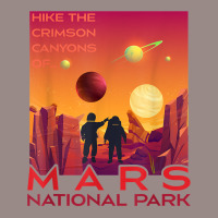 Mars National Park Vintage Sci Fi Martian Exploration Space T Shirt Vintage T-shirt | Artistshot