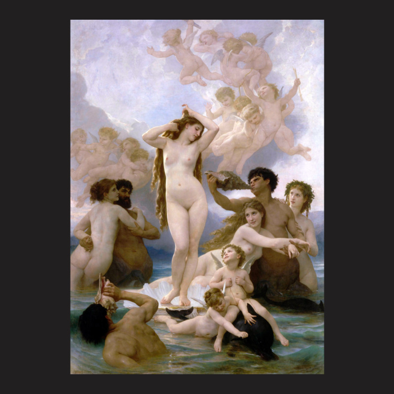 The Birth Of Venus William Bouguereau T-shirt | Artistshot