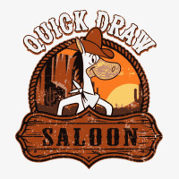 Quick Draw Saloon Cartoon Ladies Fitted T-shirt | Artistshot