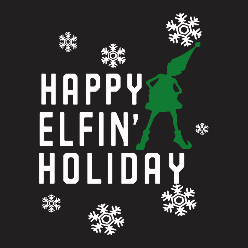 Happy Elfin Holiday [gemuk] T-shirt | Artistshot