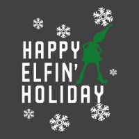 Happy Elfin Holiday [gemuk] Vintage T-shirt | Artistshot