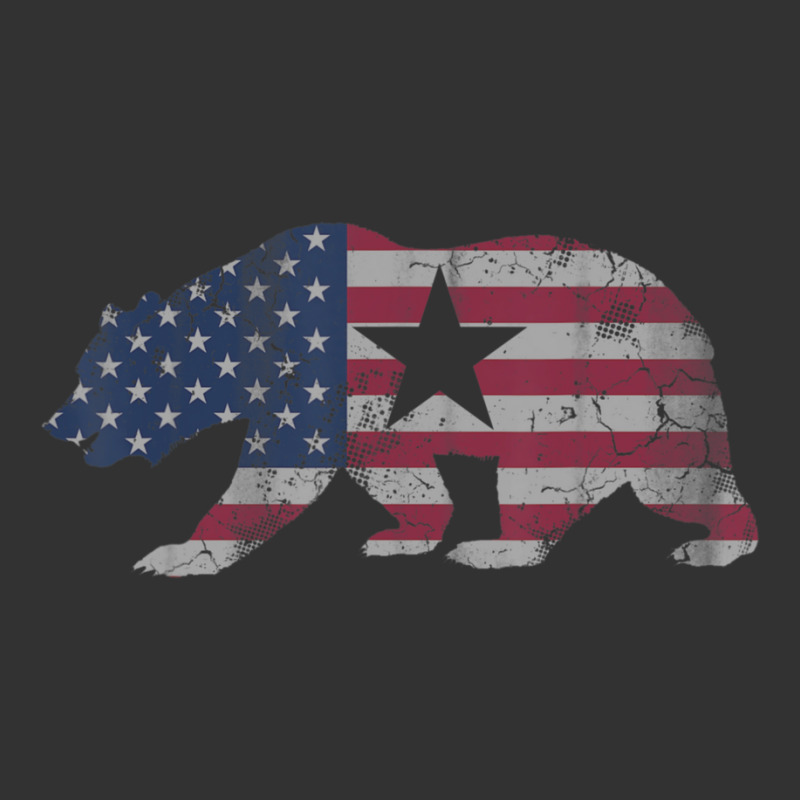 California Republic Bear American Flag 4th Of July Usa Baby Bodysuit by Coble Spellman | Artistshot