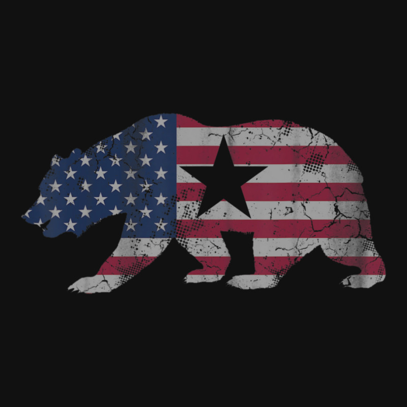 California Republic Bear American Flag 4th Of July Usa Baby Beanies by Coble Spellman | Artistshot