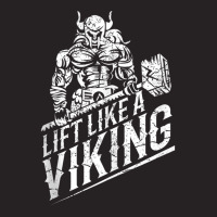 Lift Like A Viking Workout Gym Distressed Design Tank Top Vintage Cap | Artistshot