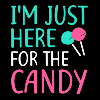 I'm Just Here For The Candy Halloween Gif V-neck Tee | Artistshot