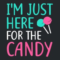 I'm Just Here For The Candy Halloween Gif Crewneck Sweatshirt | Artistshot