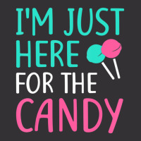 I'm Just Here For The Candy Halloween Gif Vintage Short | Artistshot