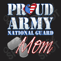 Proud Army National Guard Mom Usa Heart Mothers Day T-shirt | Artistshot