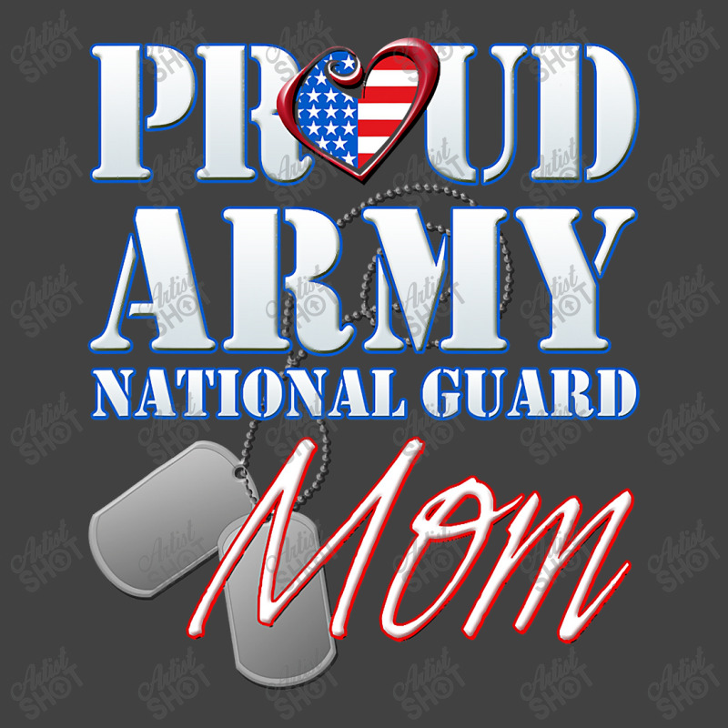 Proud Army National Guard Mom Usa Heart Mothers Day Vintage T-shirt | Artistshot