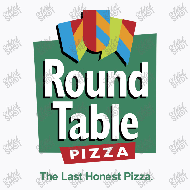 Reato, Round Table Pizza Design T-shirt | Artistshot