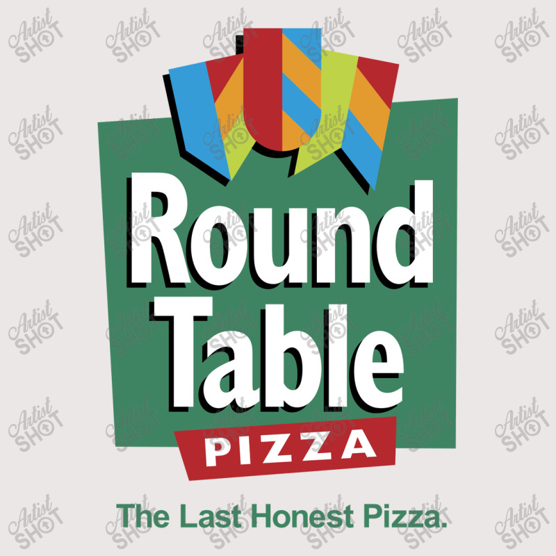 Reato, Round Table Pizza Design Pocket T-shirt | Artistshot