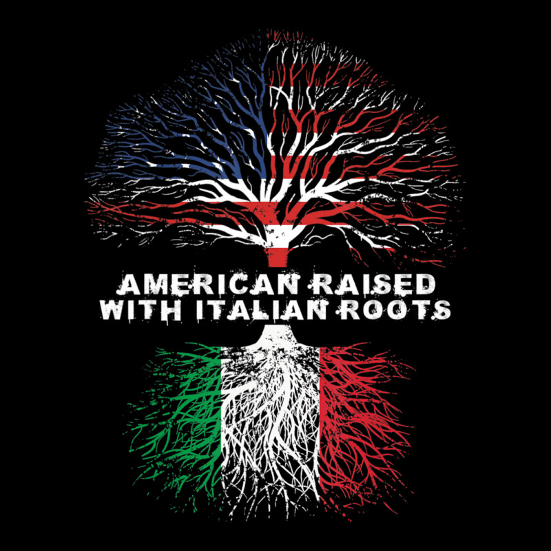 American Raised With Italian Roots Italy V-Neck Tee by cm-arts | Artistshot