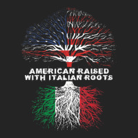 American Raised With Italian Roots Italy 3/4 Sleeve Shirt | Artistshot